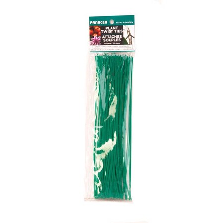 Panacea Panacea 8 in. H X 2.8 in. W X 0.5 in. D Green Coated Wire Plant Support Twist Tie 86844A